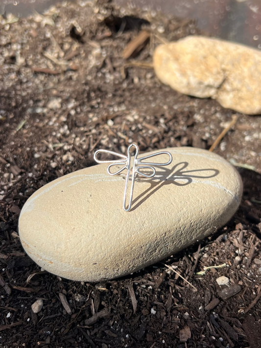 Dragonfly Sterling Silver Wire Ring (Made-to-Order)