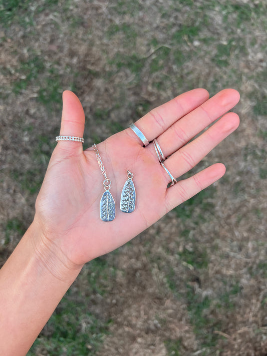 The Mini Aligned Pine Pendant