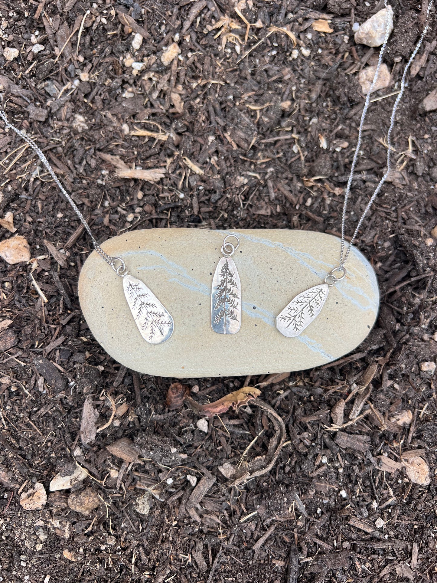The Aligned Pine Pendant (Ready to Ship)