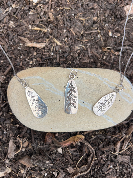 The Aligned Pine Pendant (Ready to Ship)