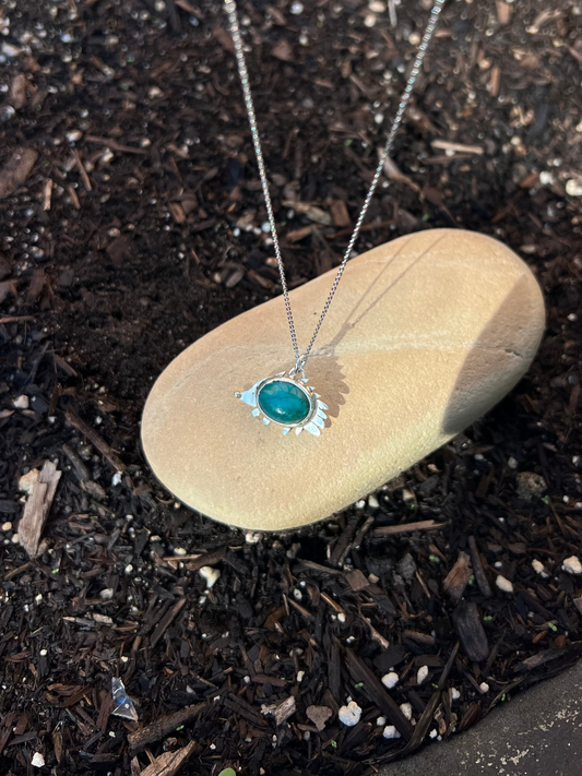 Sterling Silver Hedgehog Pendant Necklace