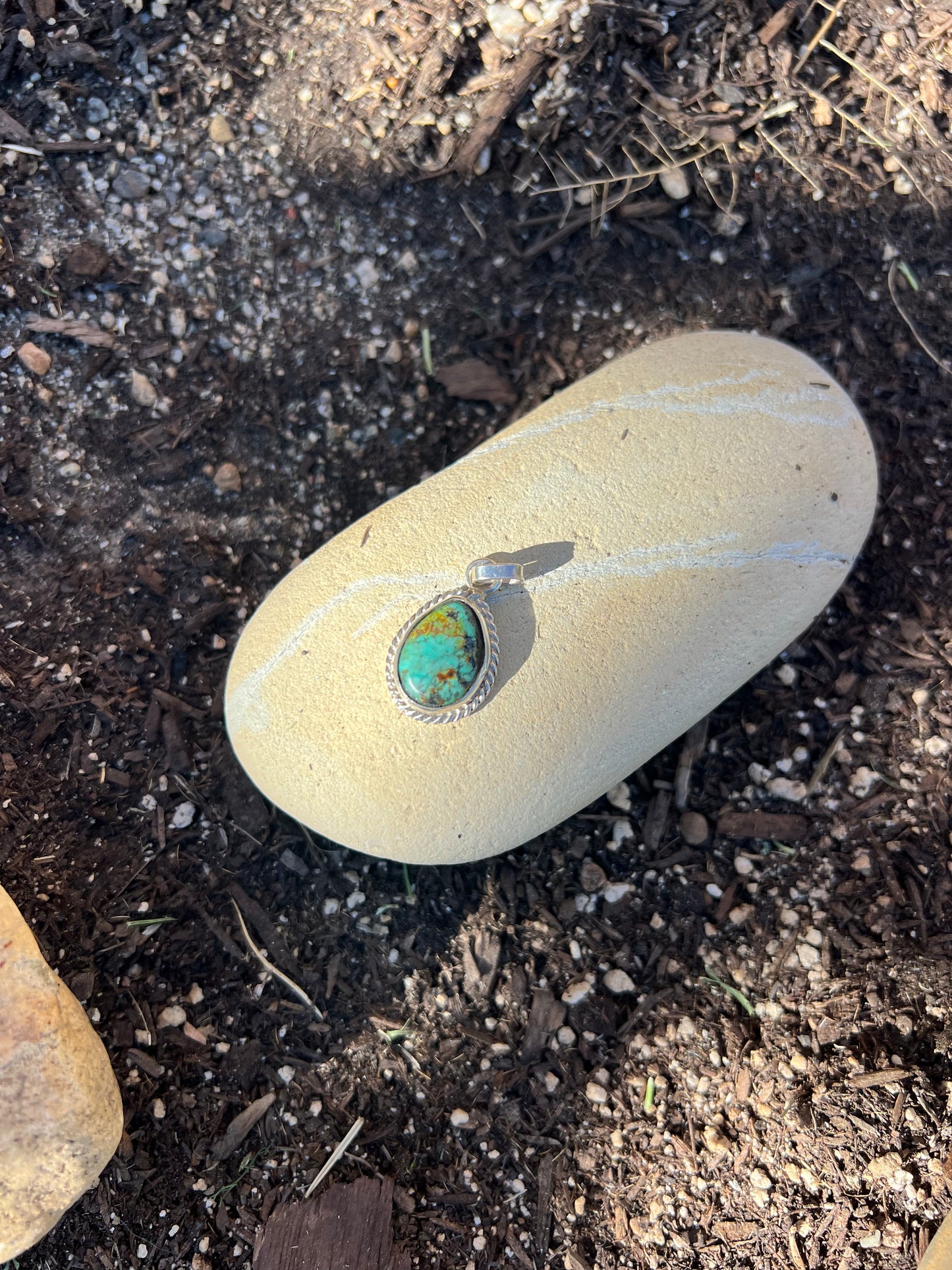 turquoise sterling silver pendant